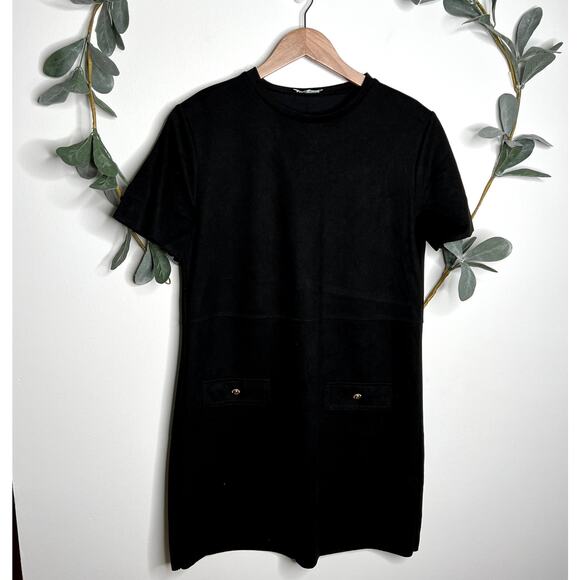 Zara Black Shift Dress - Picture 1 of 6